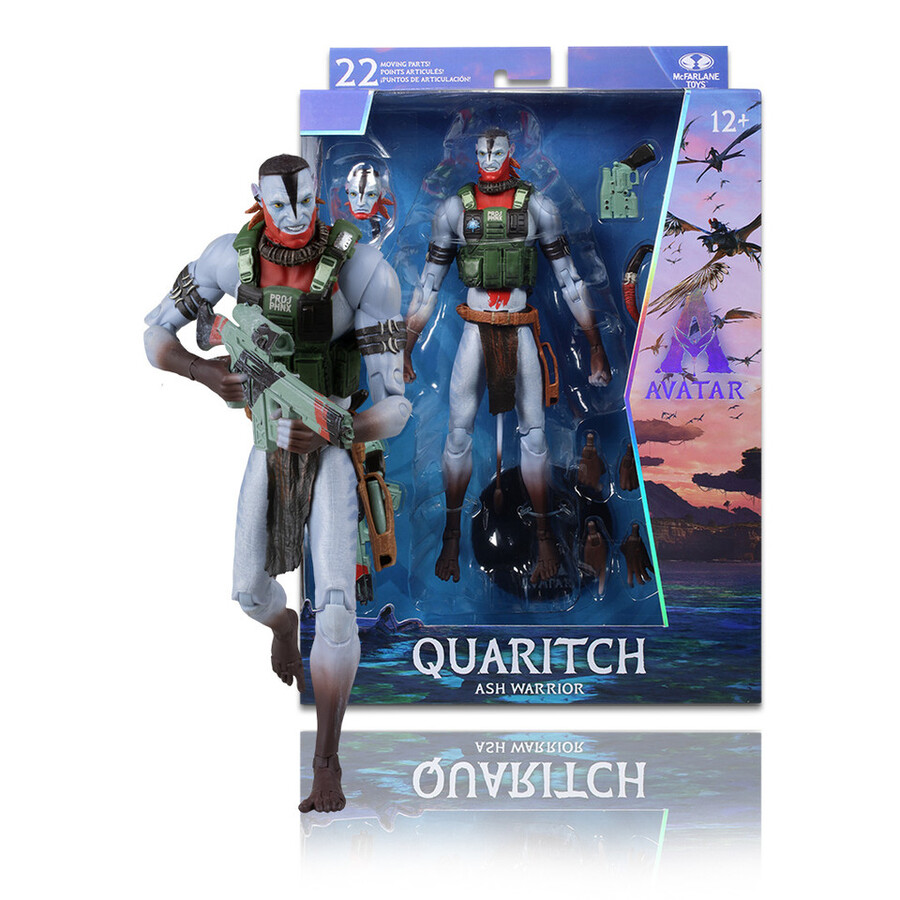 quaritch ash warrior avatar fire and ash 7 figure