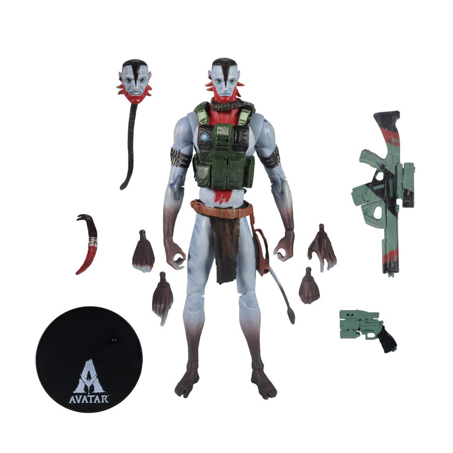 quaritch ash warrior avatar fire and ash 7 figure