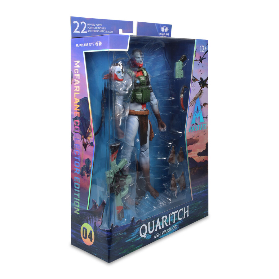 quaritch ash warrior avatar fire and ash 7 figure