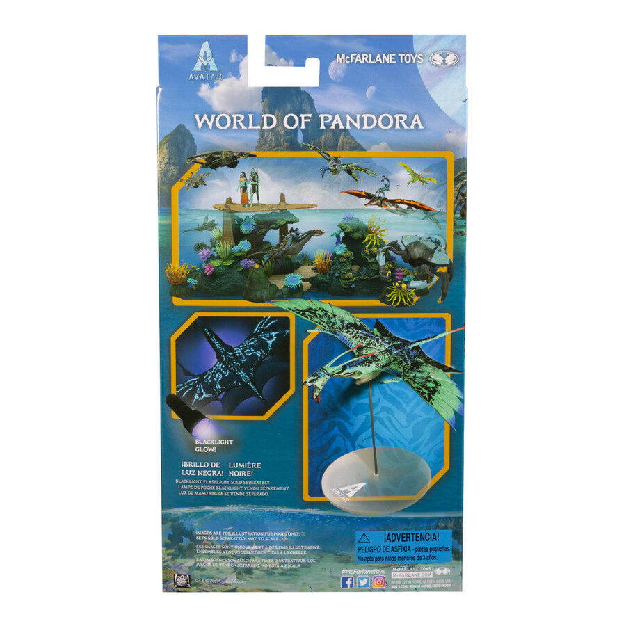 mountain banshee-seafoam banshee avatar the way of water world of pandora figure