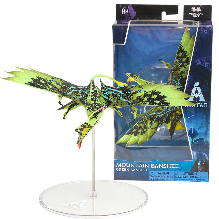 mountain banshee-green banshee avatar movie world of pandora figure