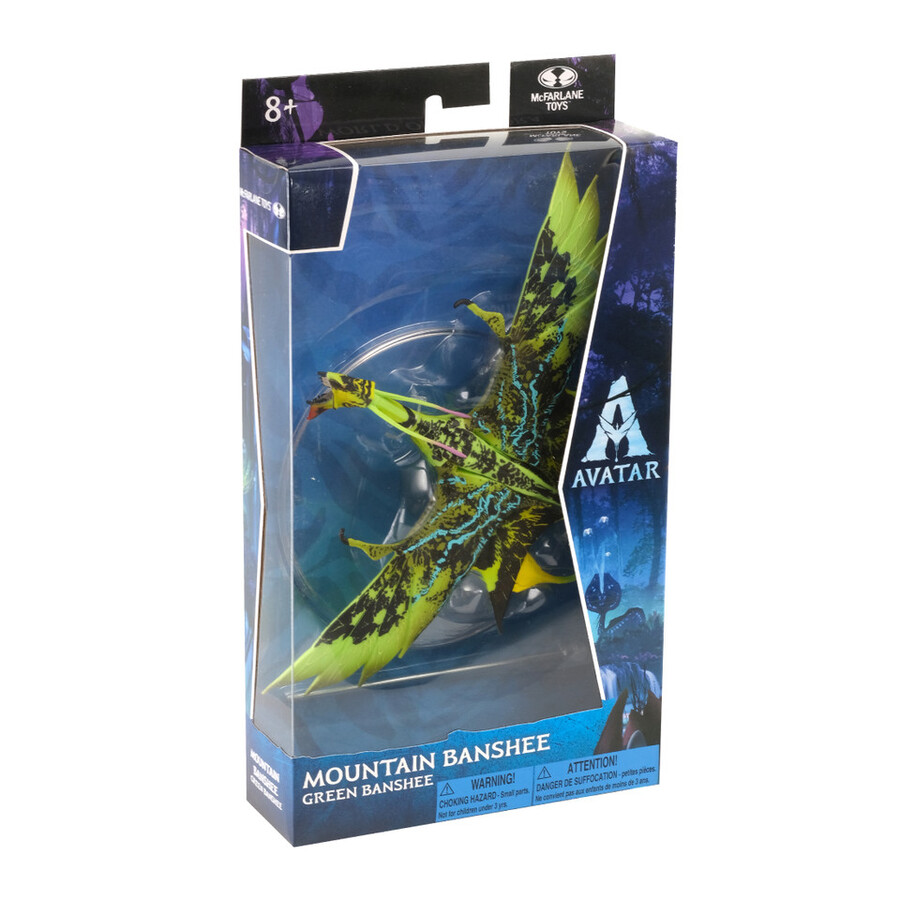 mountain banshee-green banshee avatar movie world of pandora figure