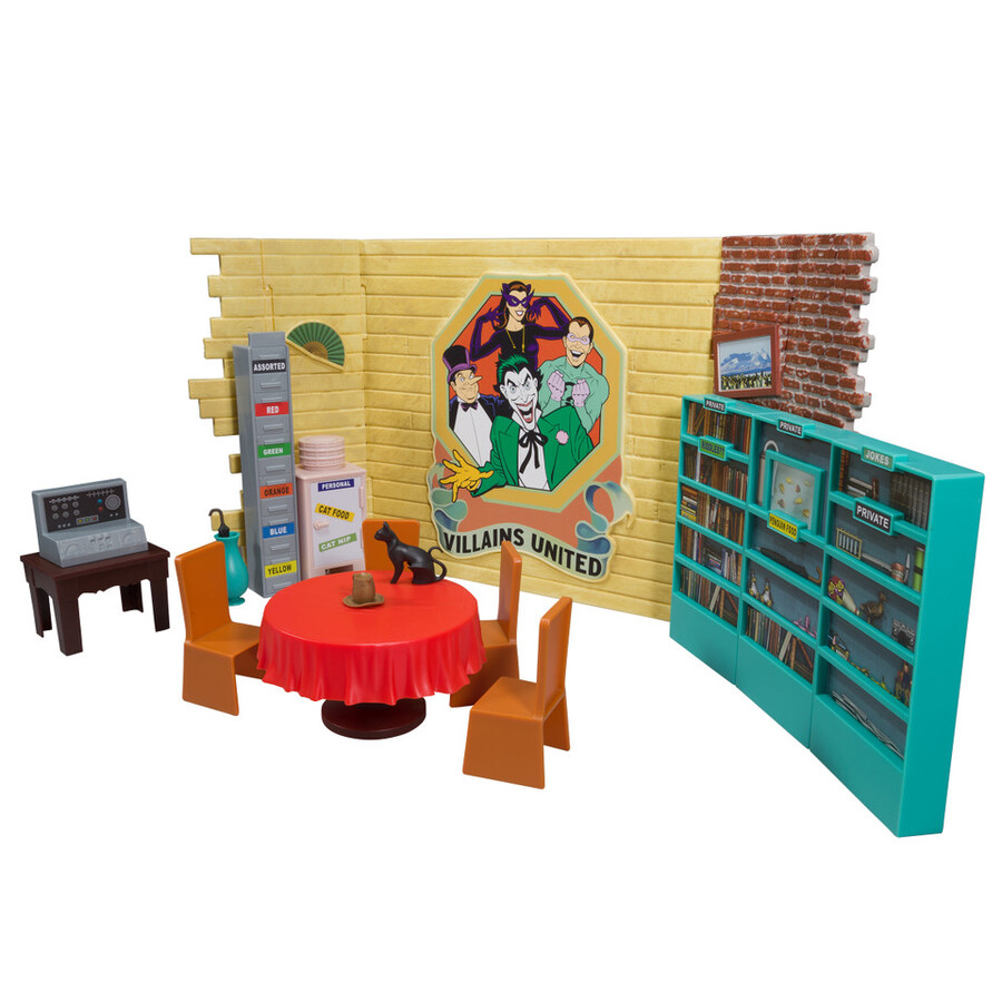 villains lair dc retro batman 66 playset
