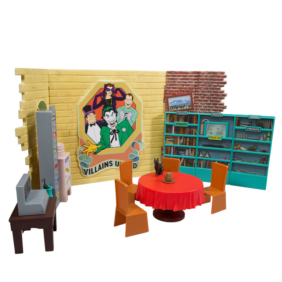 villains lair dc retro batman 66 playset