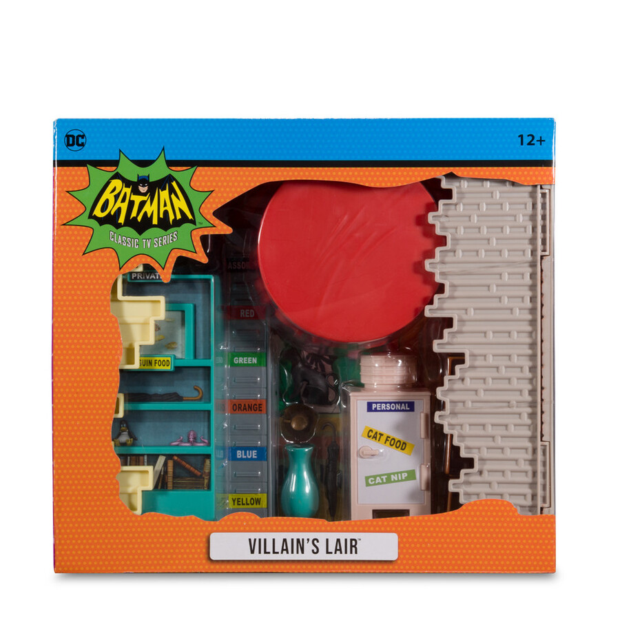 villains lair dc retro batman 66 playset