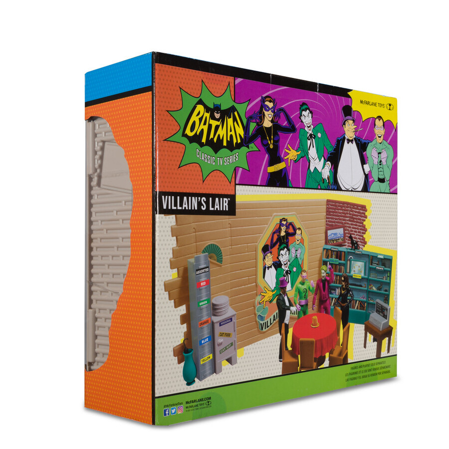 villains lair dc retro batman 66 playset