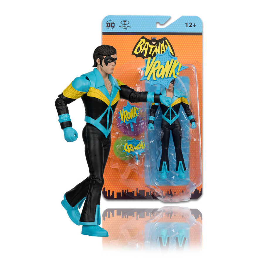 nightwing dc retro batman 66 comic 6 figure