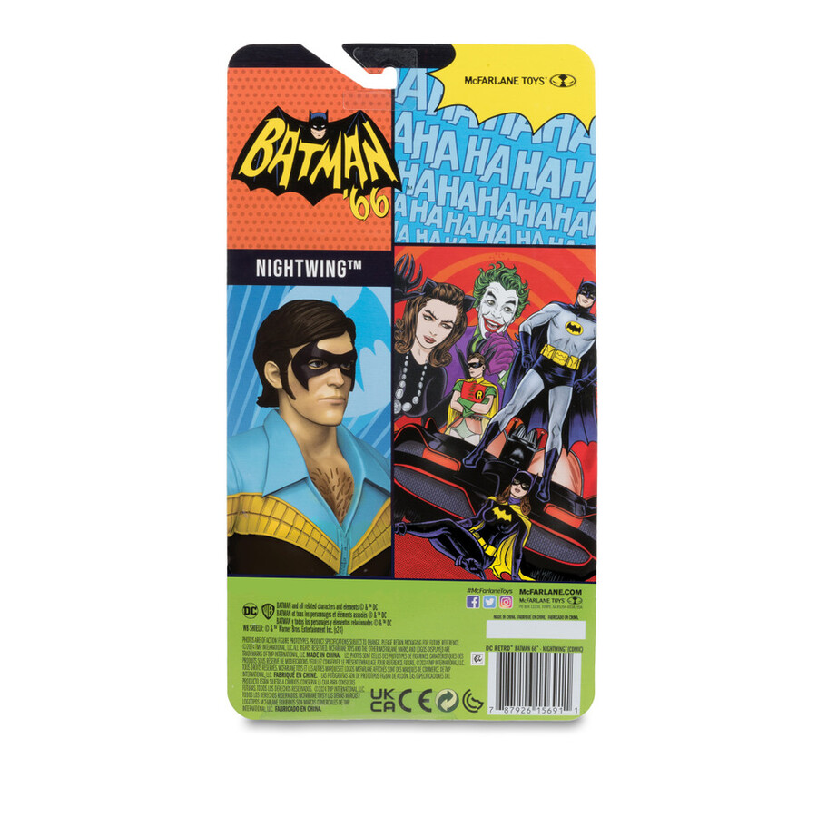 nightwing dc retro batman 66 comic 6 figure