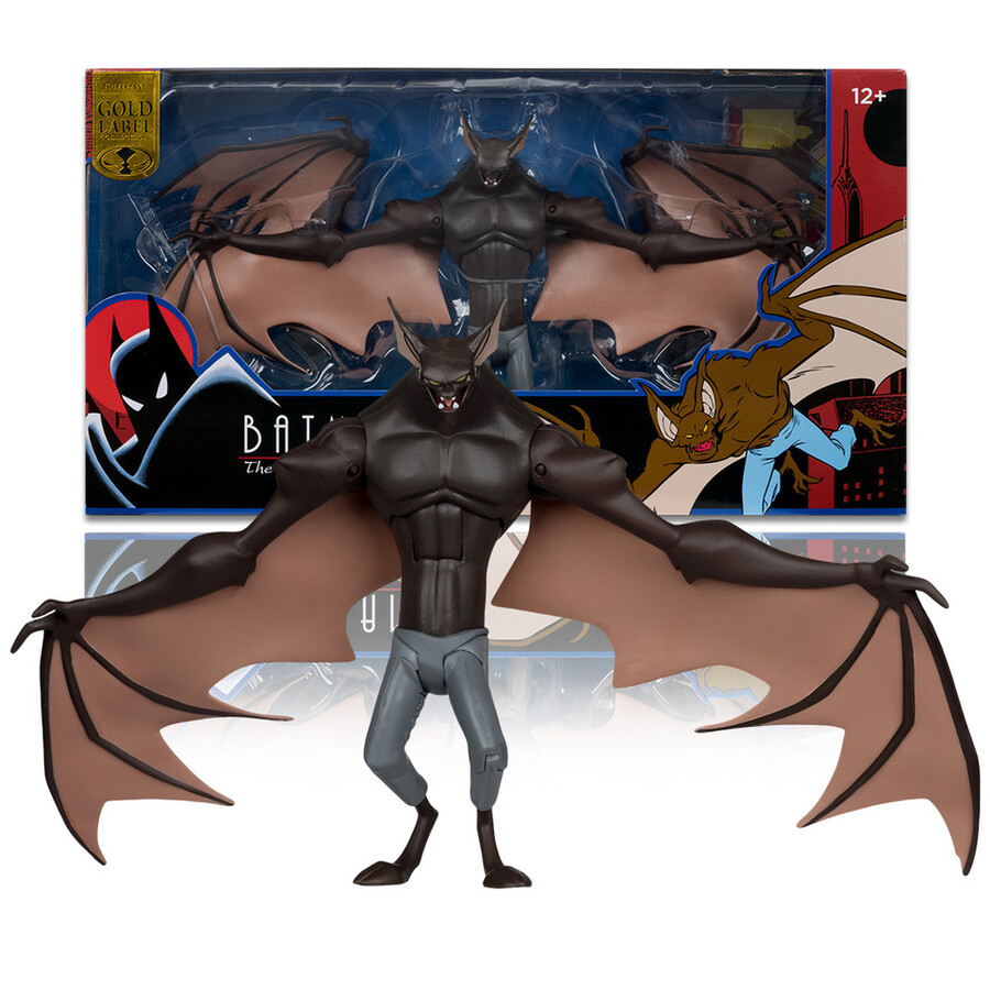 man-bat batman the animated series adventures gold label 6 figure