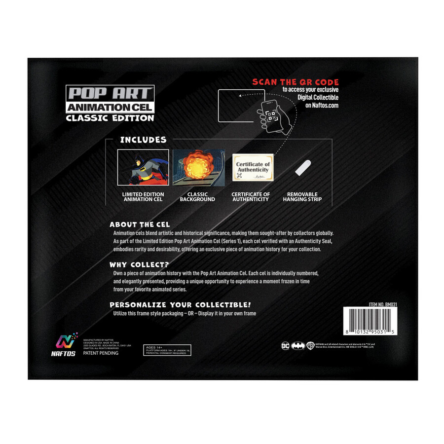 be a clown 1010 batman animation cel art scene