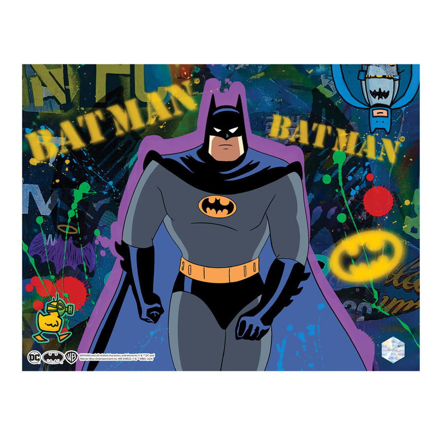 the cat and the claw part 1 batman 1108 batman animation cel art scene