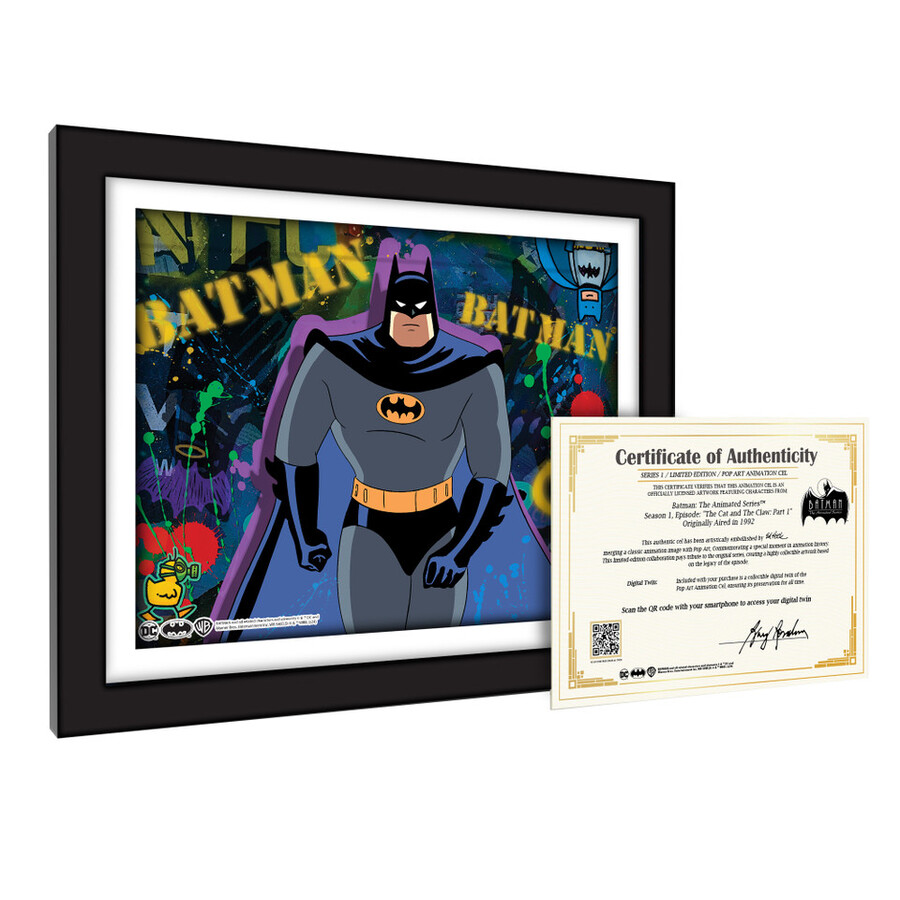 the cat and the claw part 1 batman 1108 batman animation cel art scene