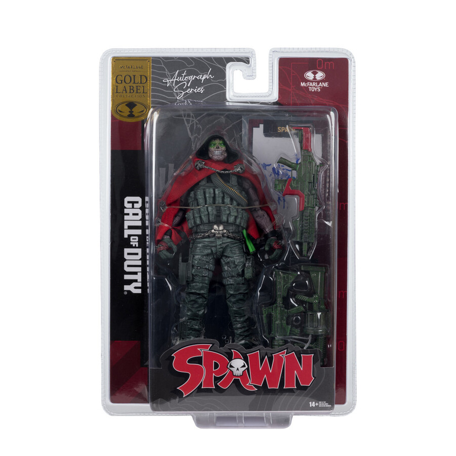 burned spawn call of duty autograph series gold label 7 figure