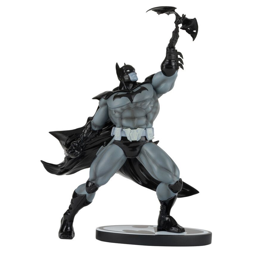 batman black white-batman by freddie williams ii 7 resin statue