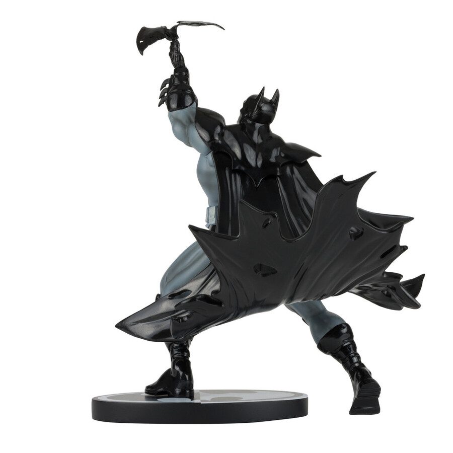 batman black white-batman by freddie williams ii 7 resin statue