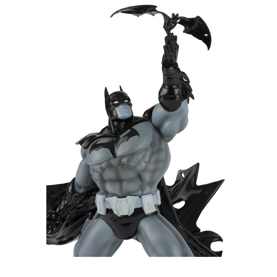 batman black white-batman by freddie williams ii 7 resin statue