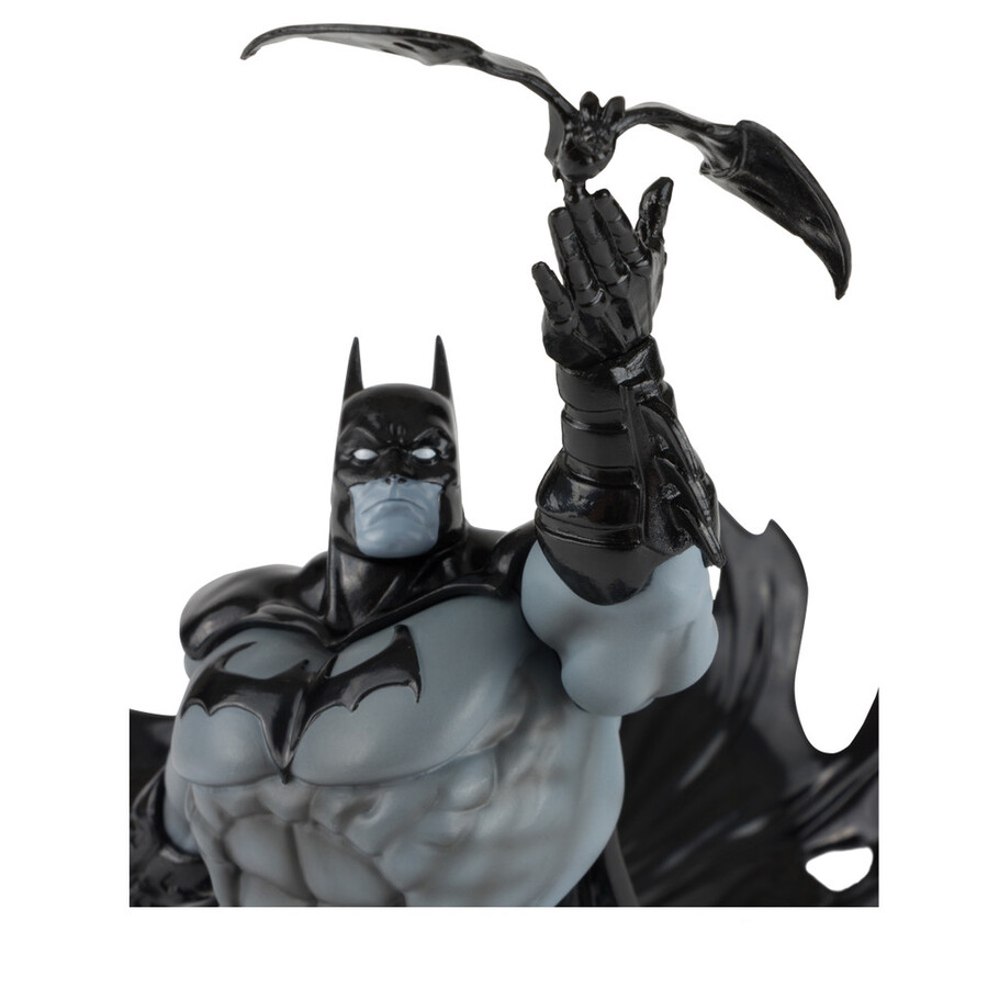 batman black white-batman by freddie williams ii 7 resin statue