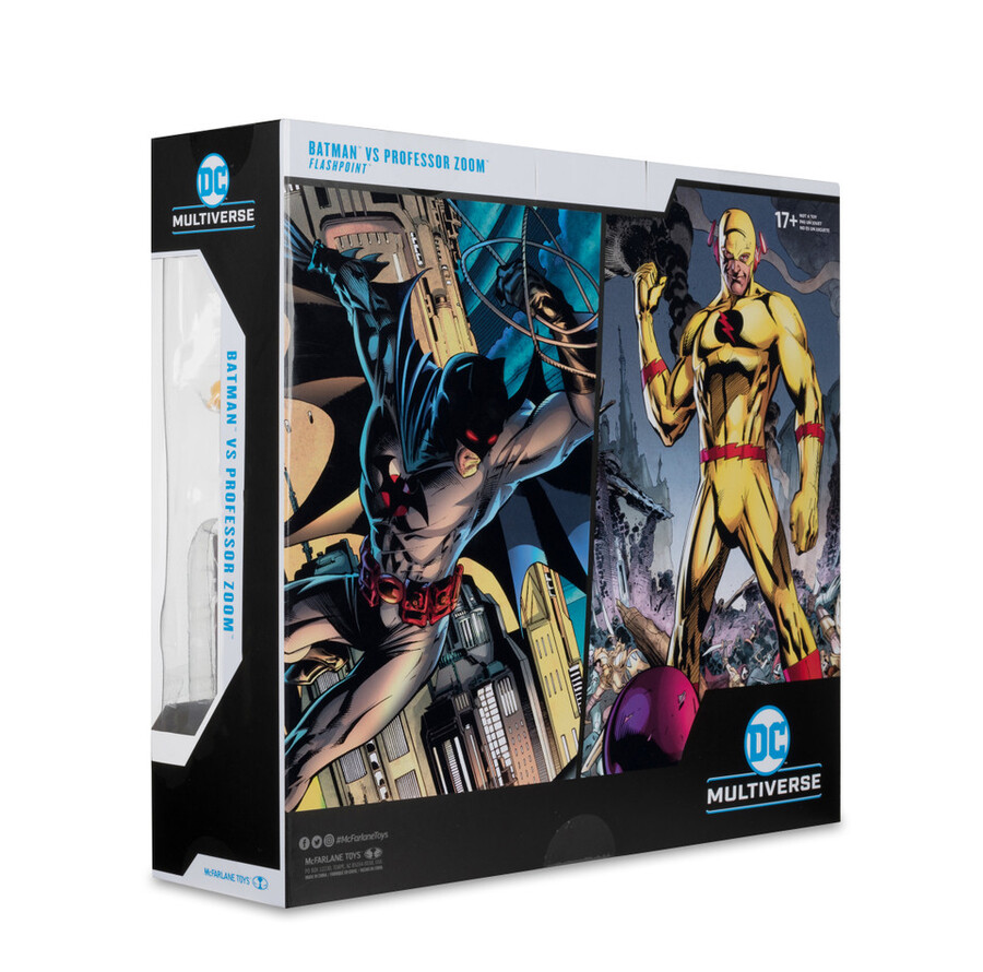 batman vs professor zoom flashpoint autograph series gold label 2-pack 7 figure