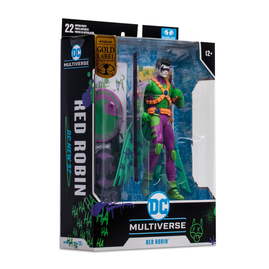 red robin jokerized gold label 7 figure