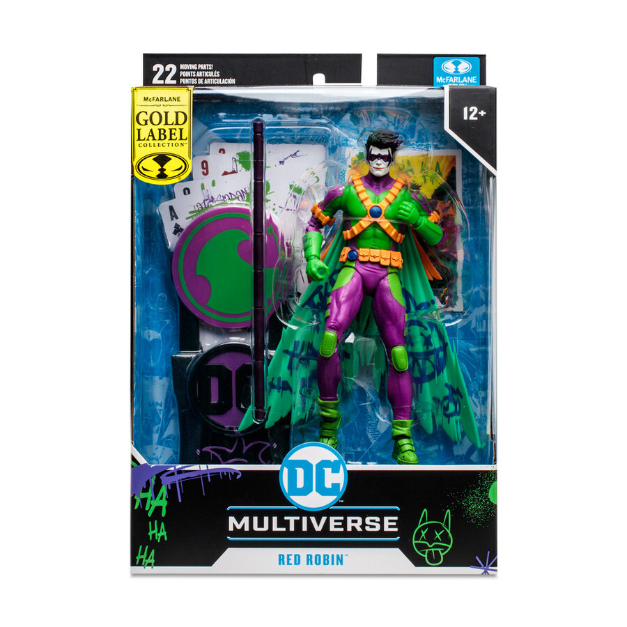 red robin jokerized gold label 7 figure