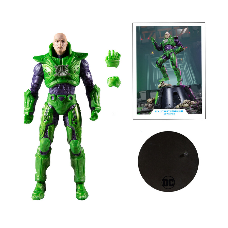 lex luthor wgreen power suit blue power suit 7 figures combo 2