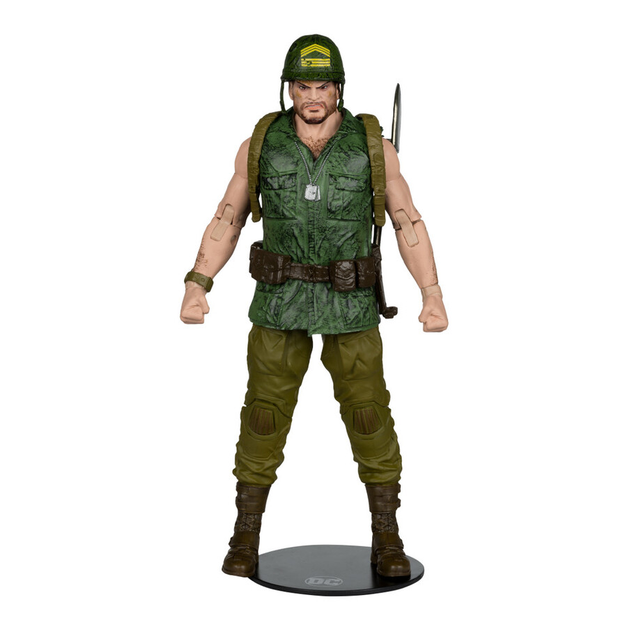 sergeant rock dc classic mcfarlane collector edition 7 figure