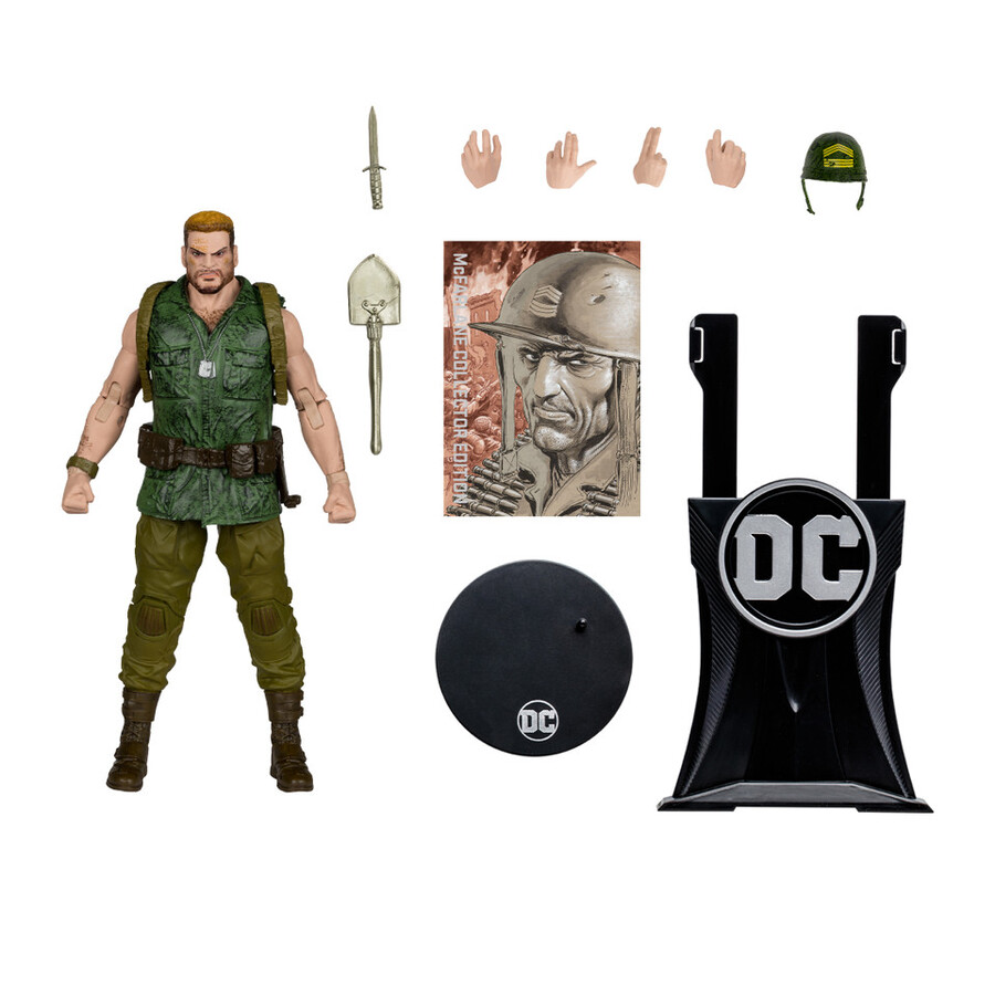 sergeant rock dc classic mcfarlane collector edition 7 figure