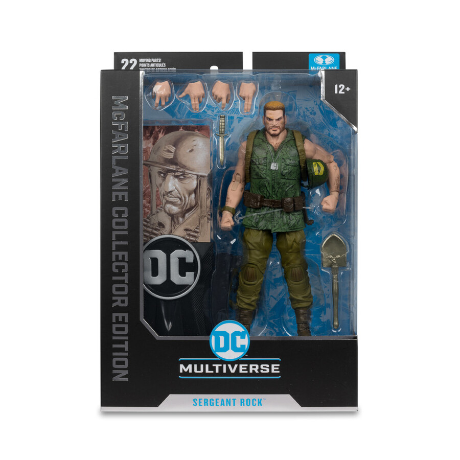 sergeant rock dc classic mcfarlane collector edition 7 figure