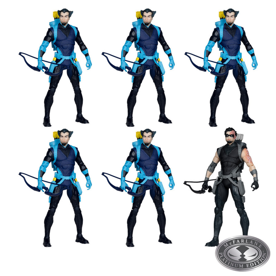 dark archer green arrow mcfarlane collector edition factory sealed case 6 w chase