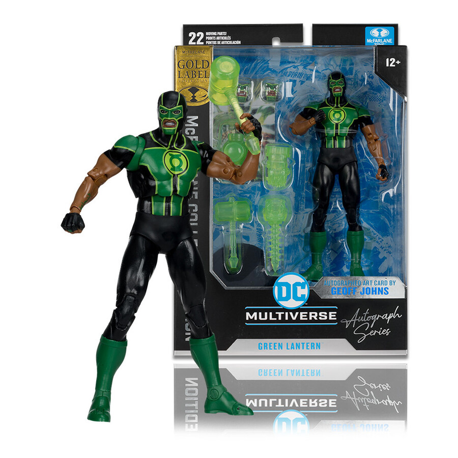 green lantern simon bazgreen lantern simon baz autograph gold labelgrid forever evilmister terrific jsasuperman superman movie 1978 mcfarlane collector edition bundle 5 7 figures