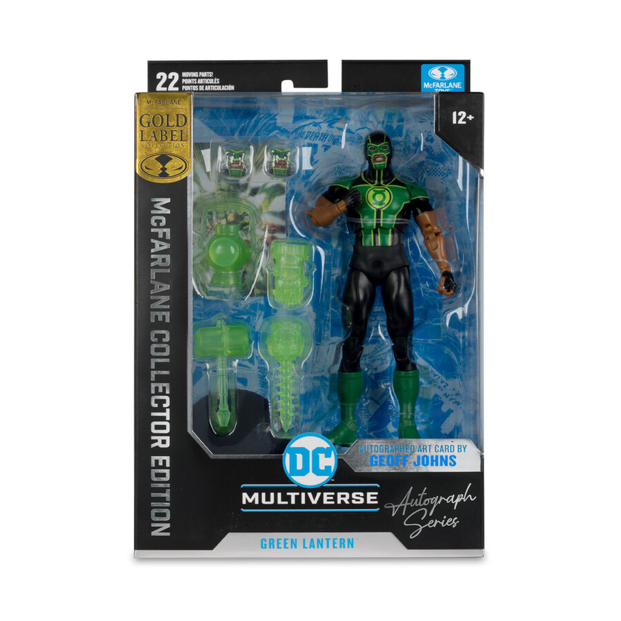 green lantern simon bazgreen lantern simon baz autograph gold labelgrid forever evilmister terrific jsasuperman superman movie 1978 mcfarlane collector edition bundle 5 7 figures