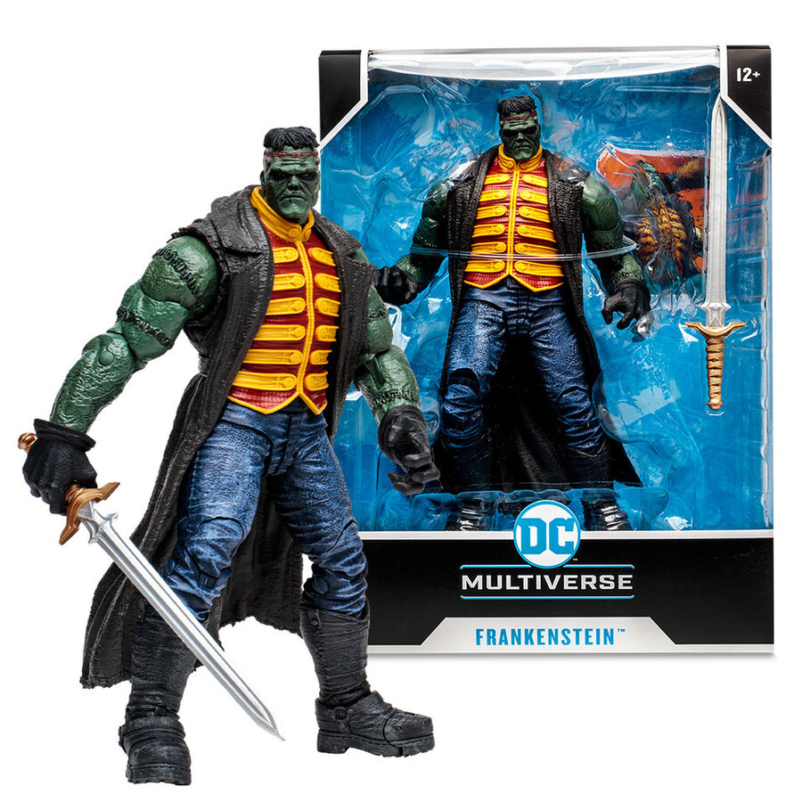 frankenstein dc multiverse seven soldiers of victory mega figure