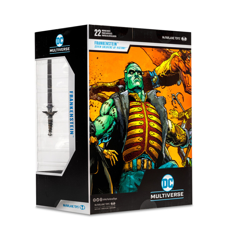 frankenstein dc multiverse seven soldiers of victory mega figure