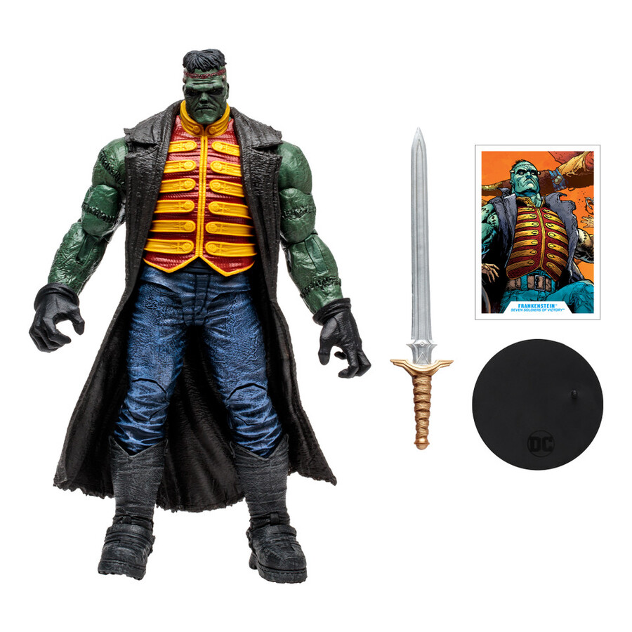 frankenstein dc multiverse seven soldiers of victory mega figure