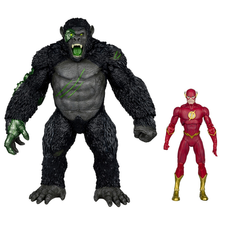 titano vs the flash dc multiverse 2-pack 7 figure
