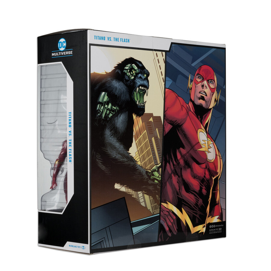 titano vs the flash dc multiverse 2-pack 7 figure