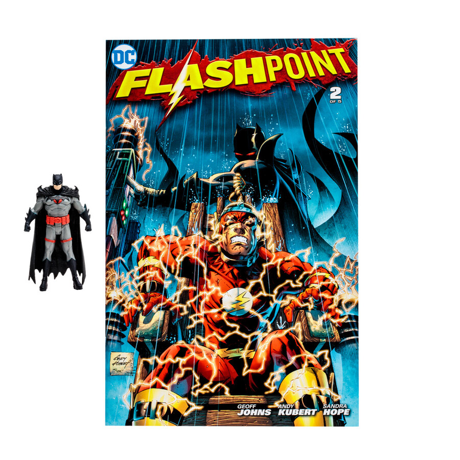 batman wflashpoint comic dc page punchers 3 figure