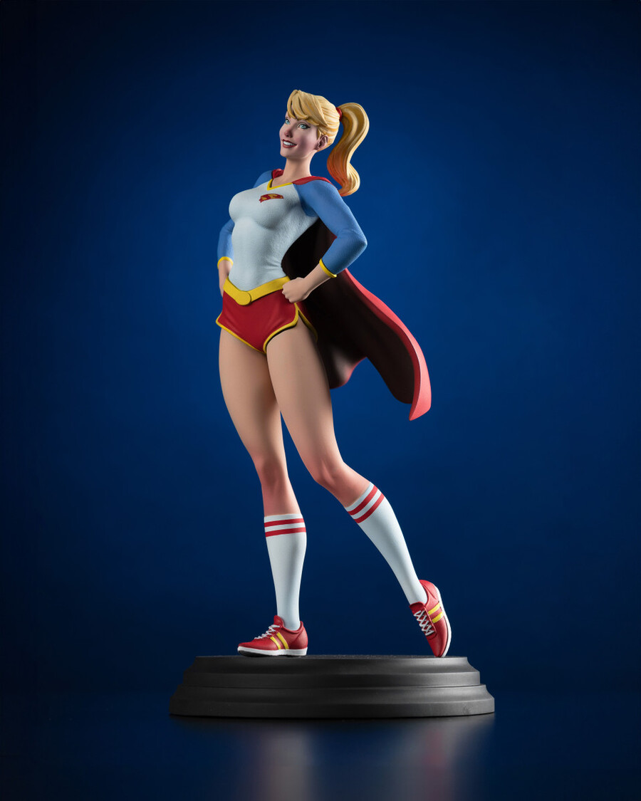 supergirl dc cover girls by j. scott campbell resin statue