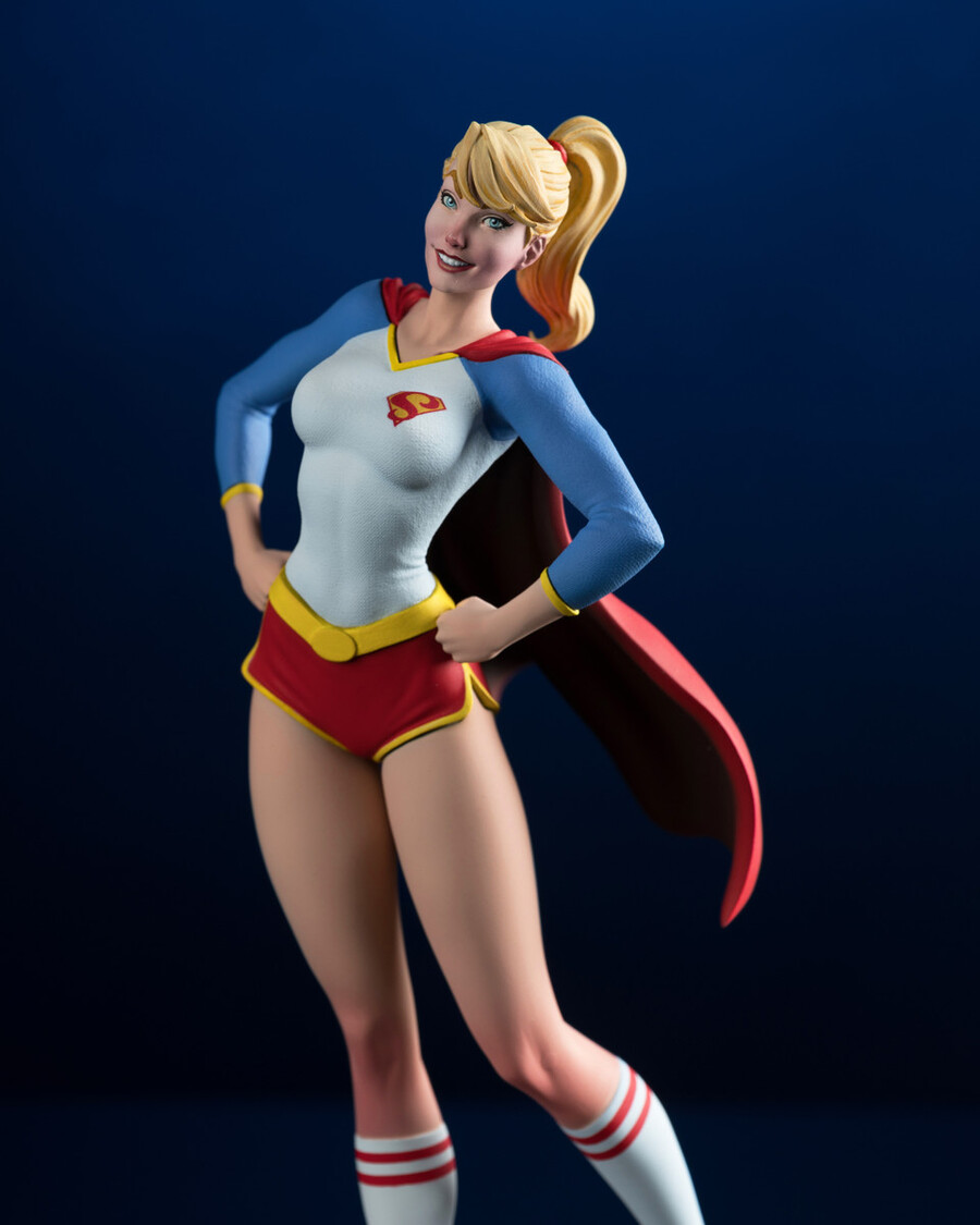 supergirl dc cover girls by j. scott campbell resin statue