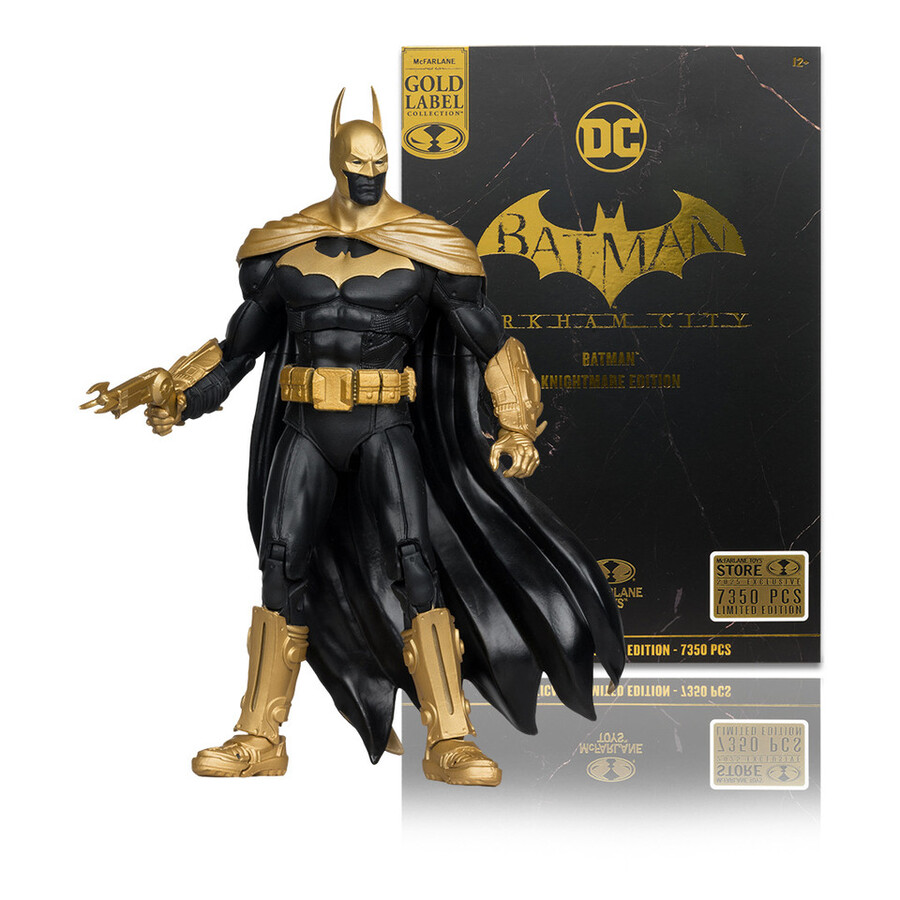 batman arkham city knightmare edition gold label 7 figure exclusive