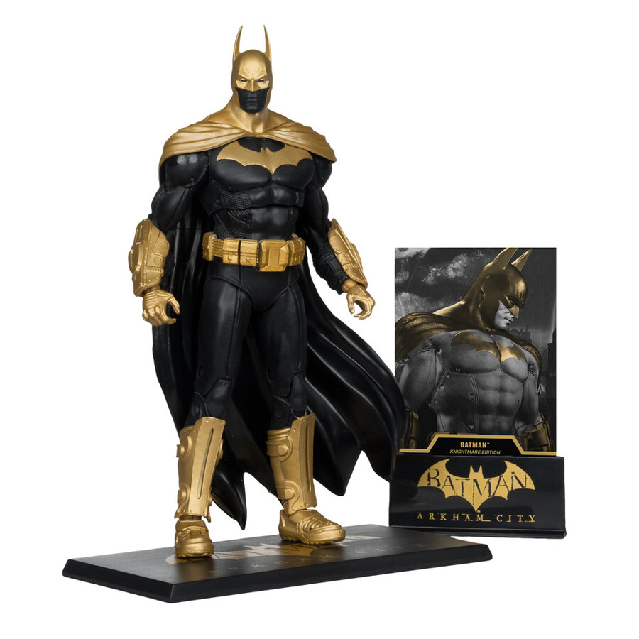 batman arkham city knightmare edition gold label 7 figure exclusive