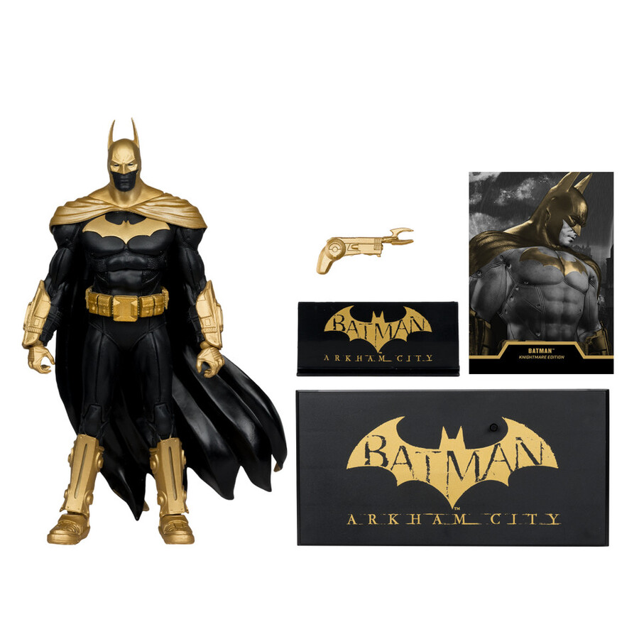 batman arkham city knightmare edition gold label 7 figure exclusive