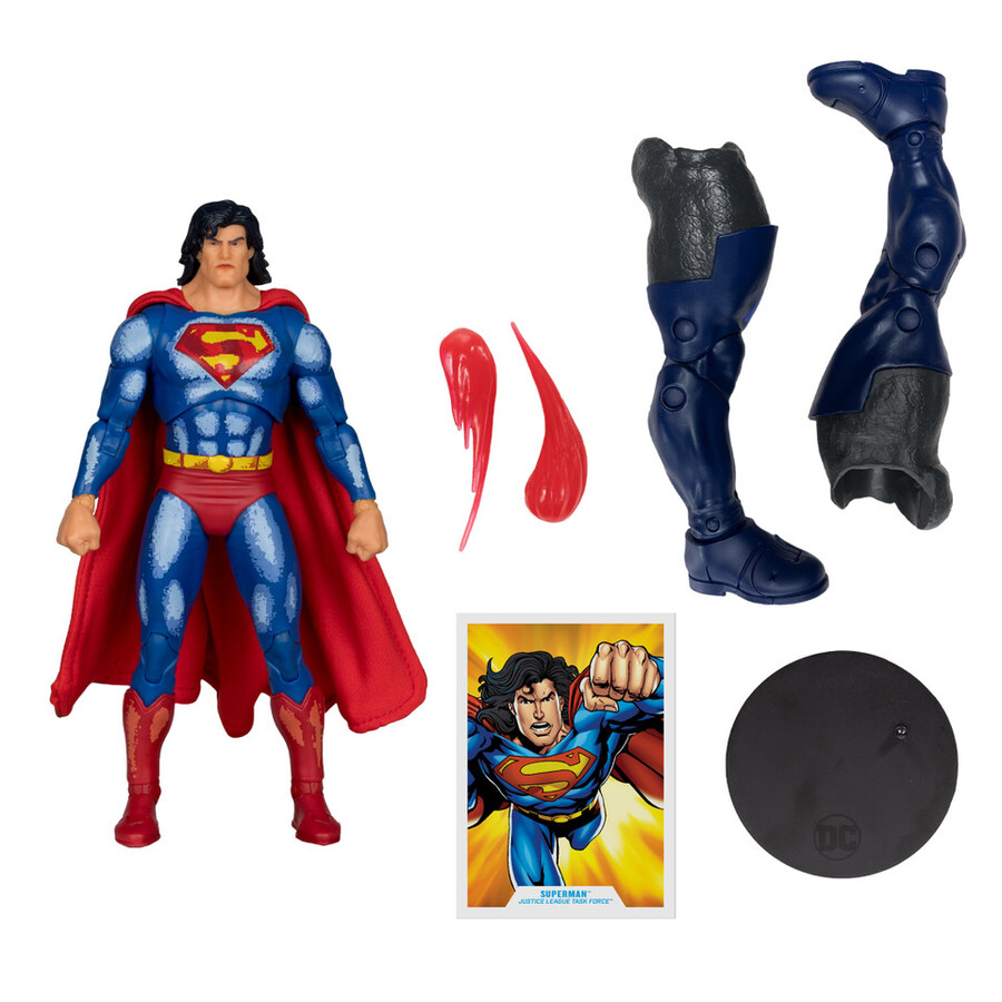 superman justice league task force 7 build-a-figure
