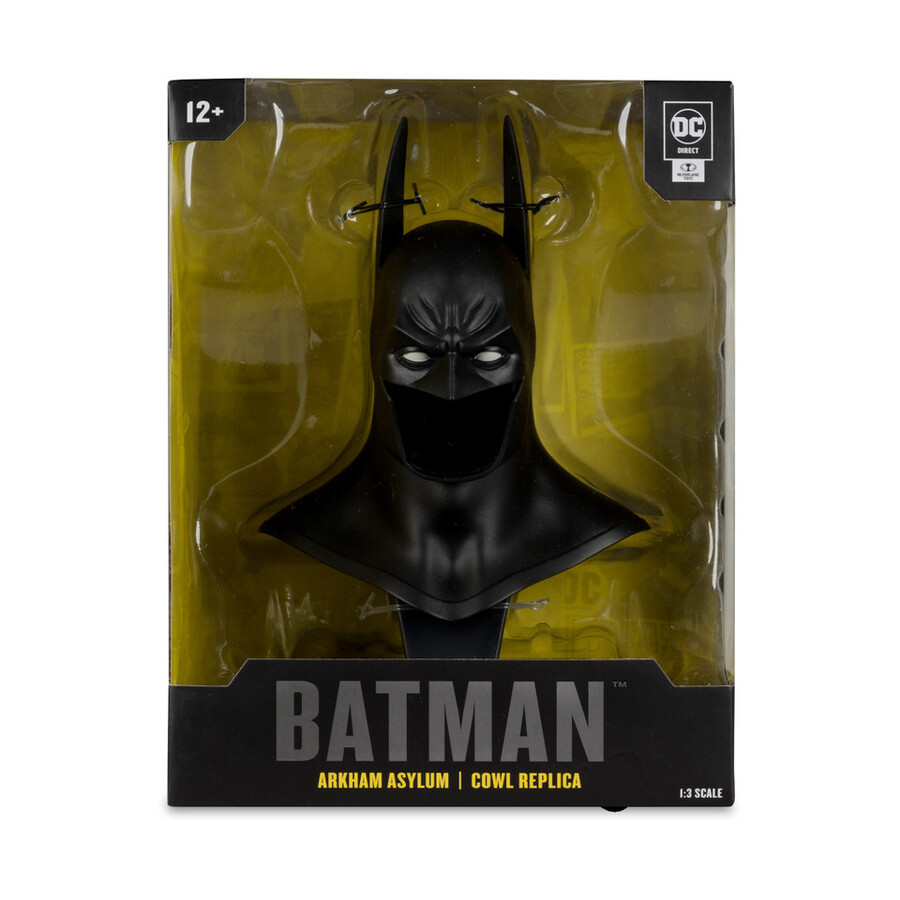 batman arkham asylum 13 scale cowl replica