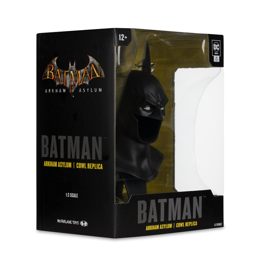batman arkham asylum 13 scale cowl replica