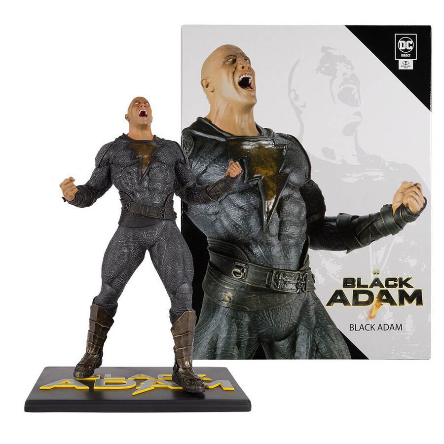 black adam 12 resin statue dc movie statues