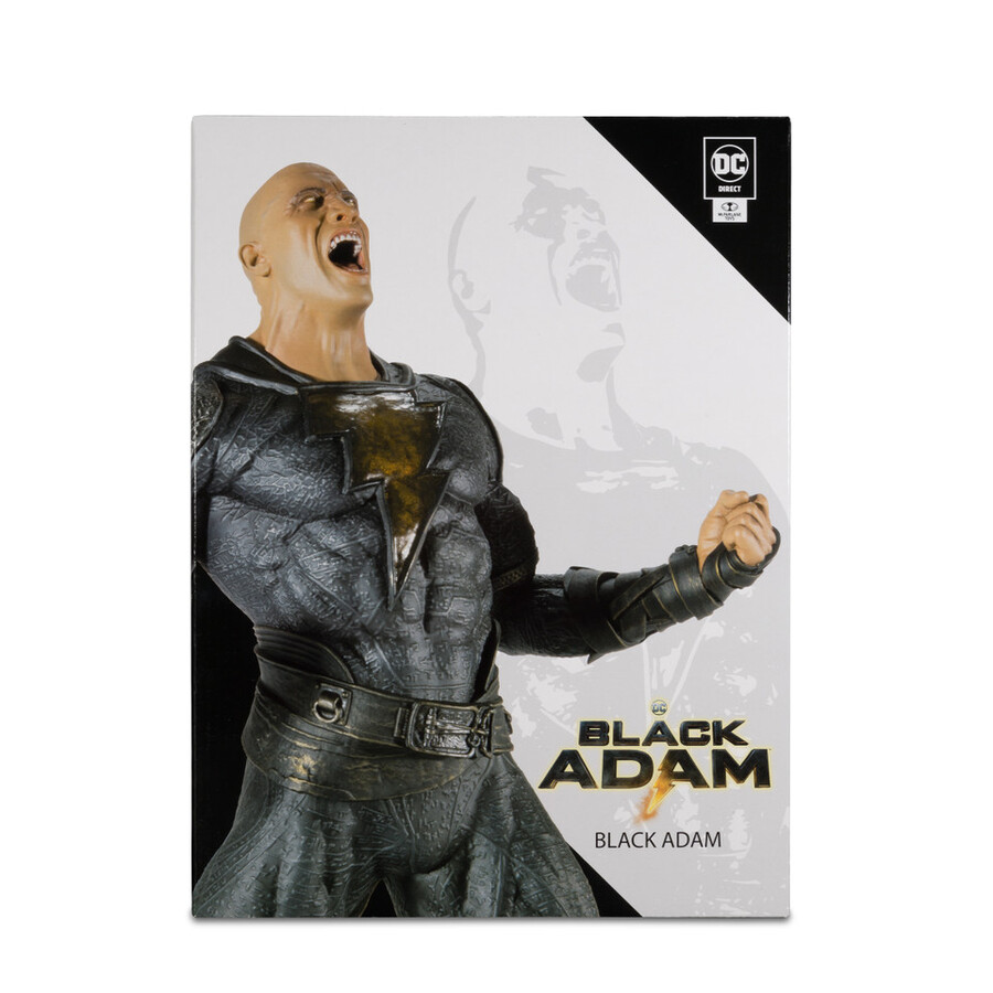 black adam 12 resin statue dc movie statues