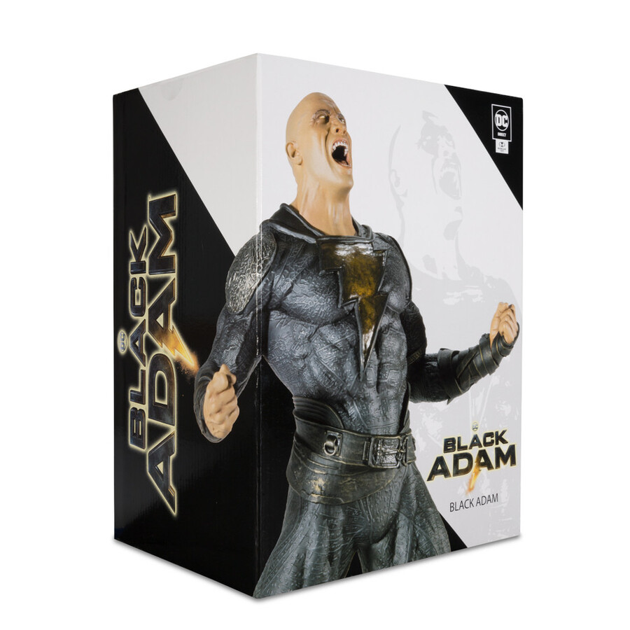 black adam 12 resin statue dc movie statues