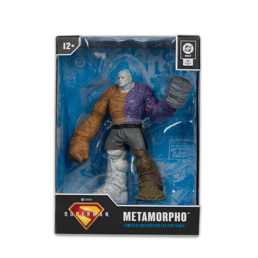 metamorpho superman movie limited edition collector vinyl 4.5 figure