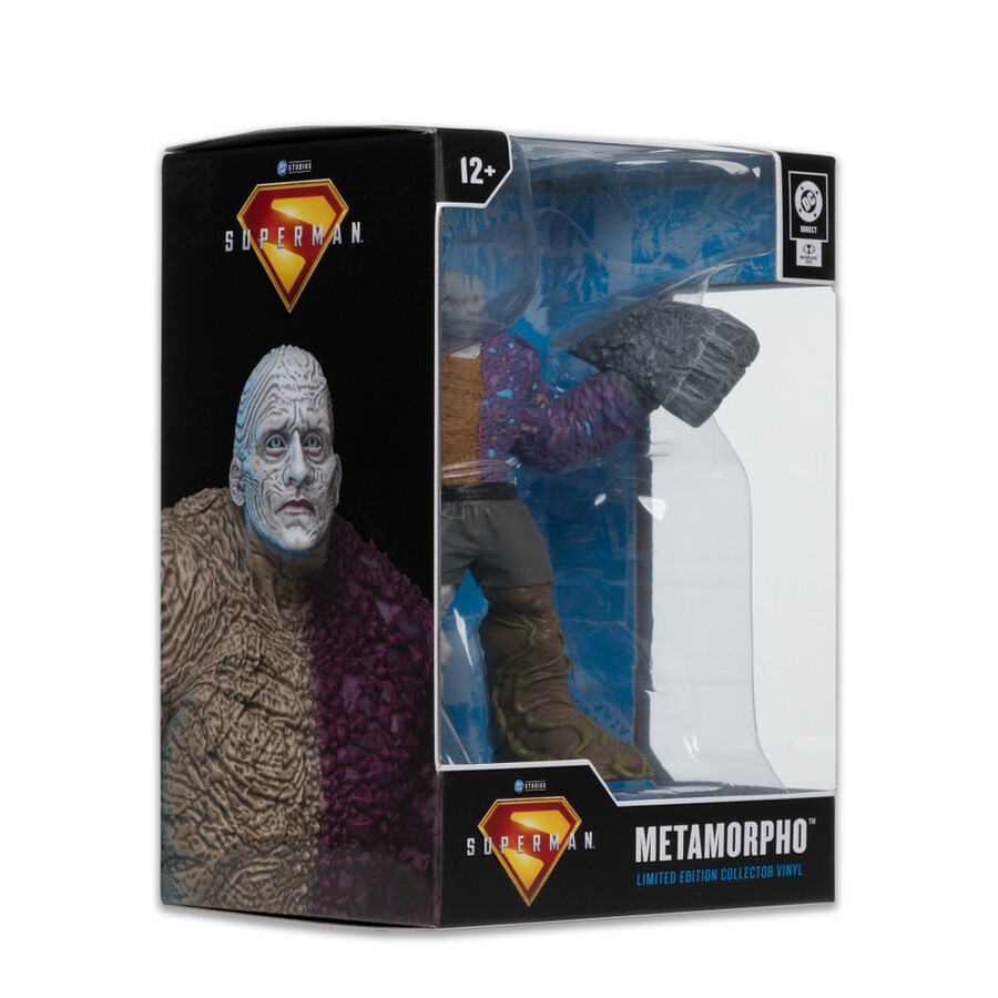 metamorpho superman movie limited edition collector vinyl 4.5 figure